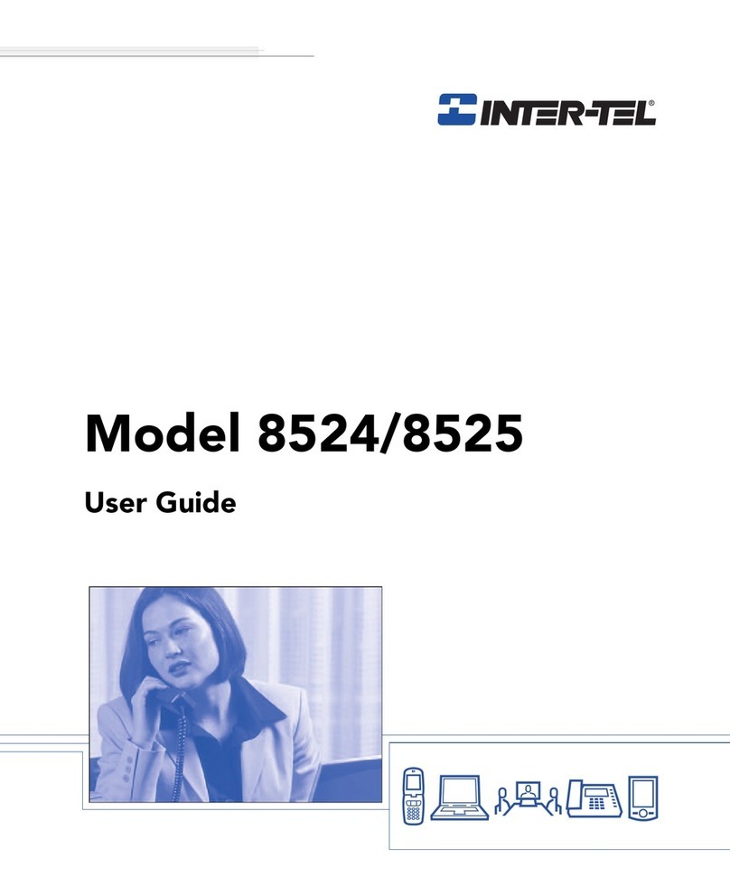 intertel USER GUIDE 8524 User manual intertel USER GUIDE 8524 User manual