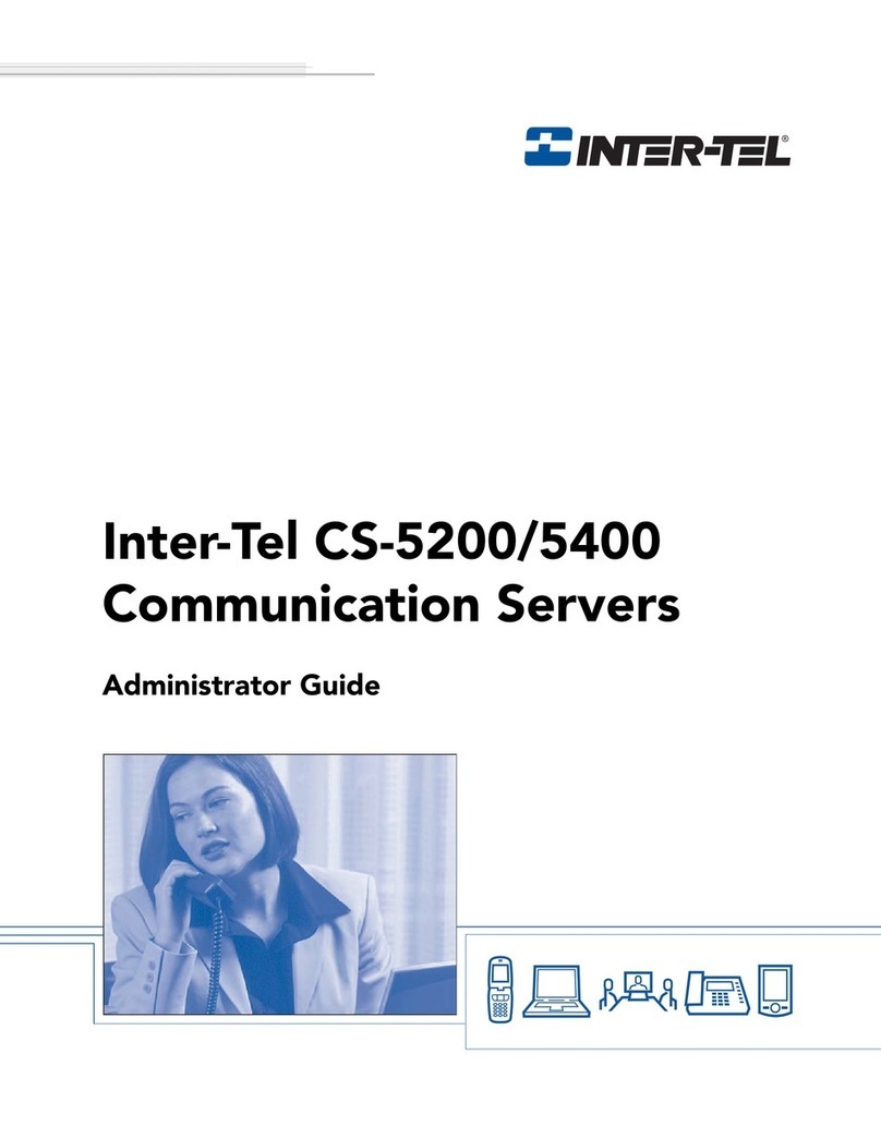 intertel CS-5200 Service manual