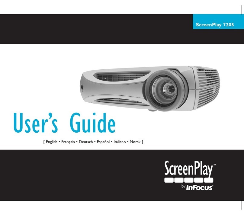 InFocus SCREEN PLAY 7205 user guide