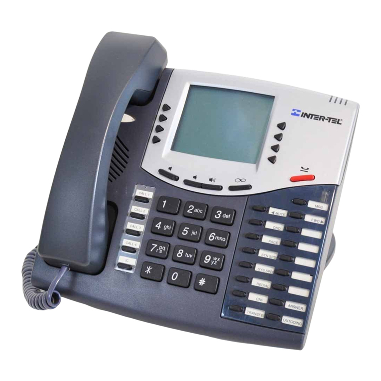 intertel AXXESS 8560 user manual