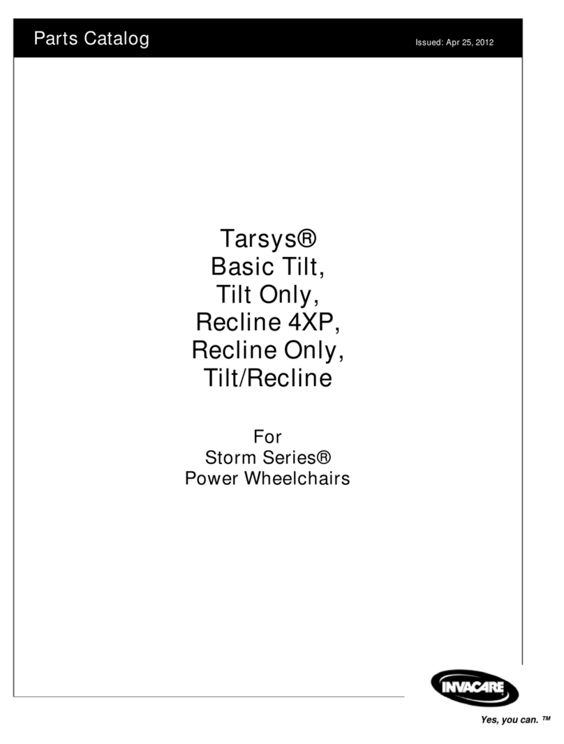 Invacare Basic Tilt Instruction Manual