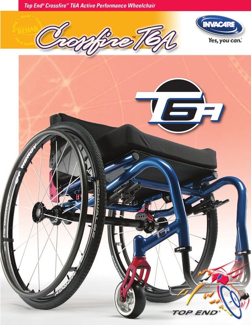 Invacare TOP END Crossfire T6A User manual