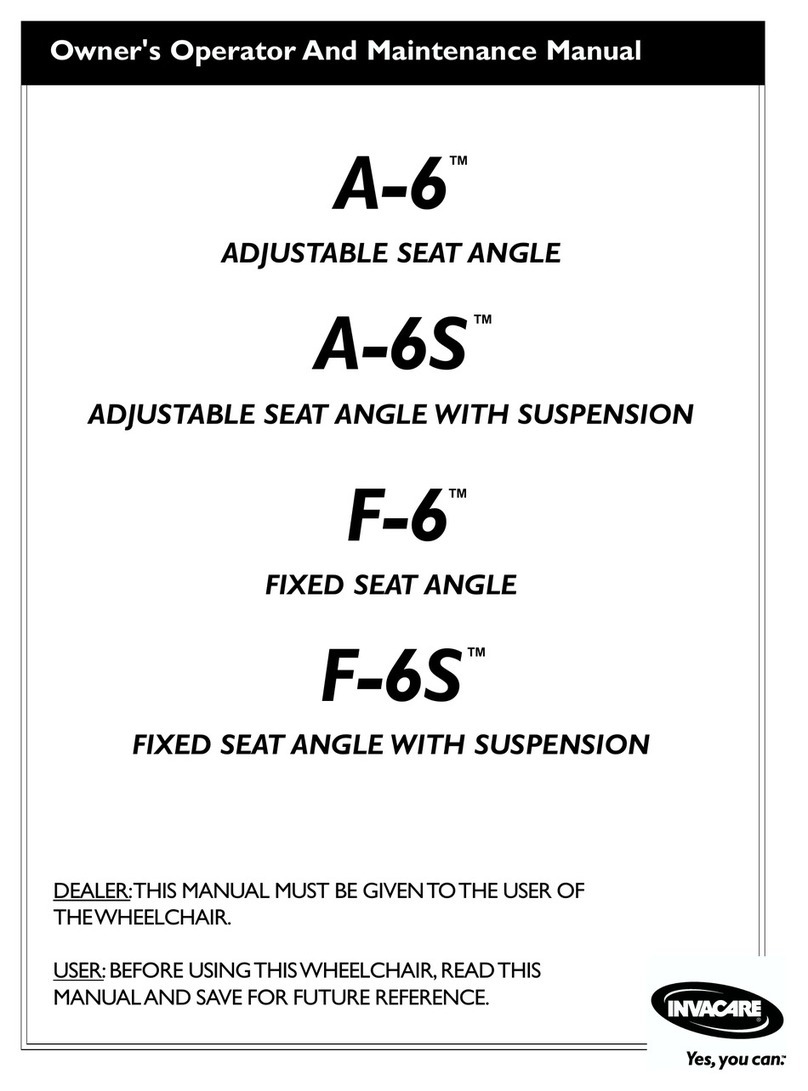 Invacare A-6S Manual