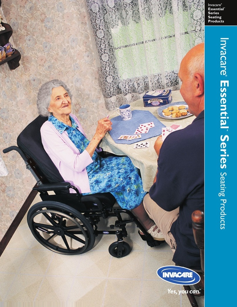 Invacare Essential Series User manual Invacare Essential Series User manual