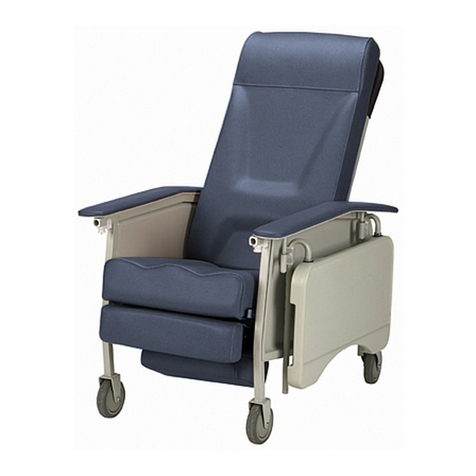 Invacare Deluxe Three-Position IH6065 Operation and maintenance manual