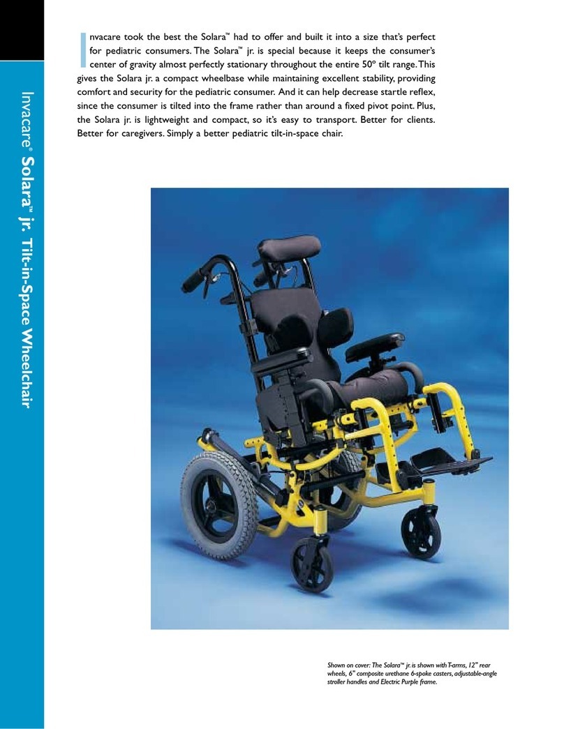 Invacare 01-349 User manual
