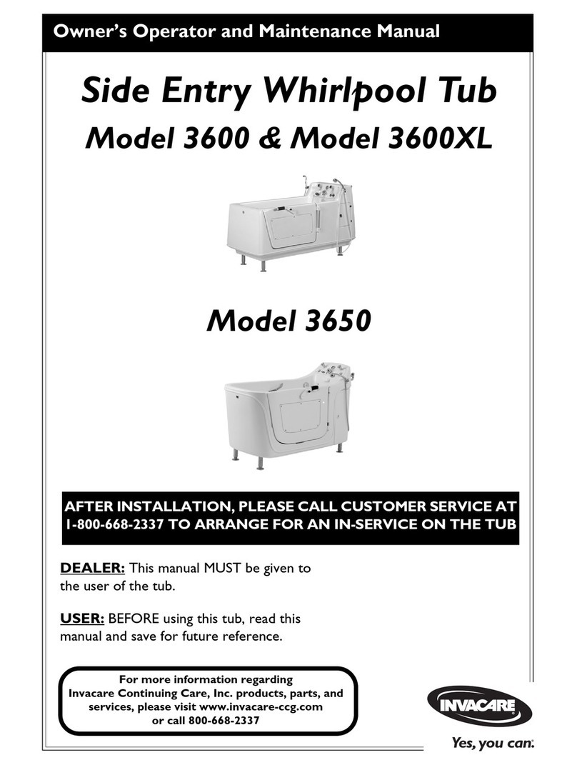 Invacare 3600 Owner's operator and maintenance manual