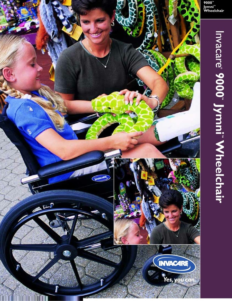 Invacare 9000 jymni Series User manual