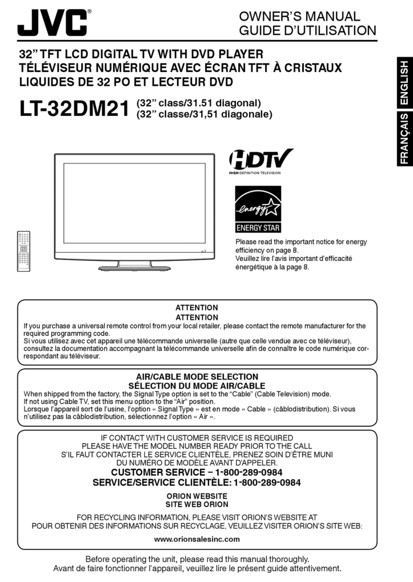 JVC LT-32DM21 User manual JVC LT-32DM21 User manual