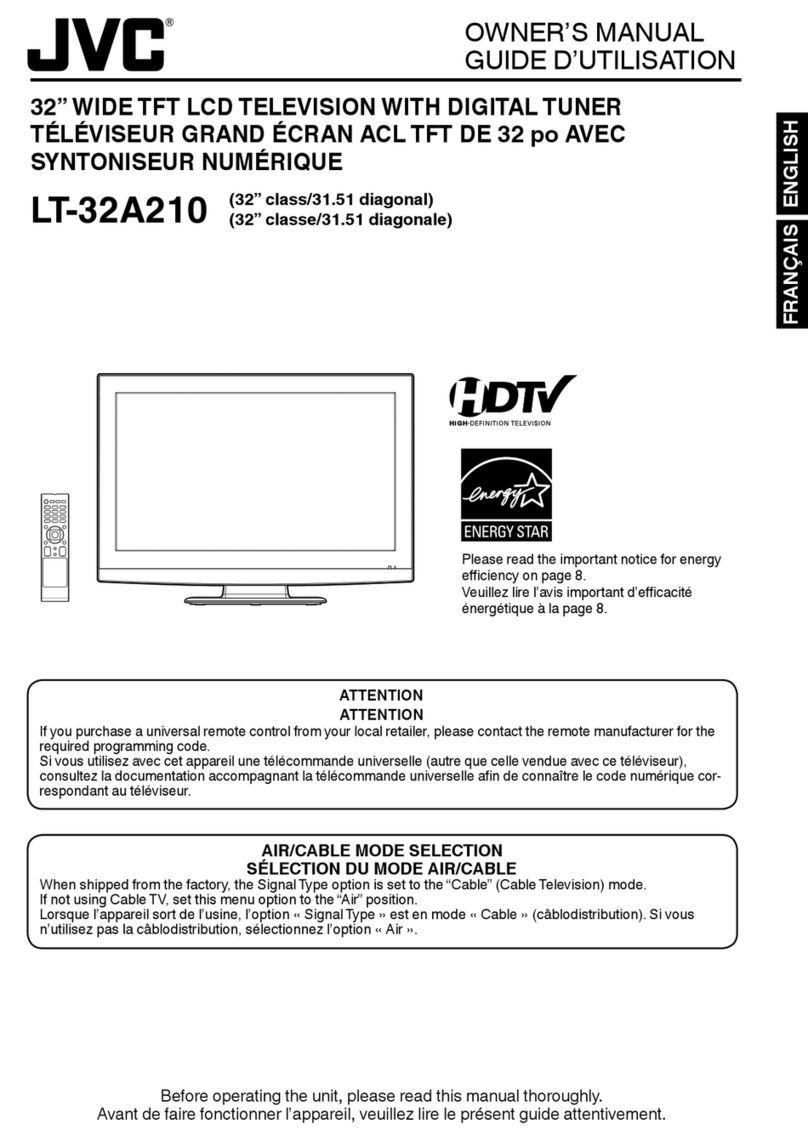 JVC LT-32A210 User manual