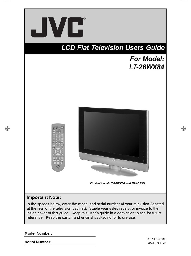 JVC LT-26WX84 User manual
