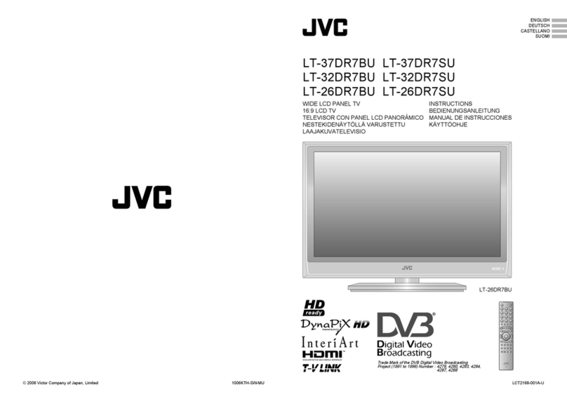 JVC LT-26DR7BU User manual