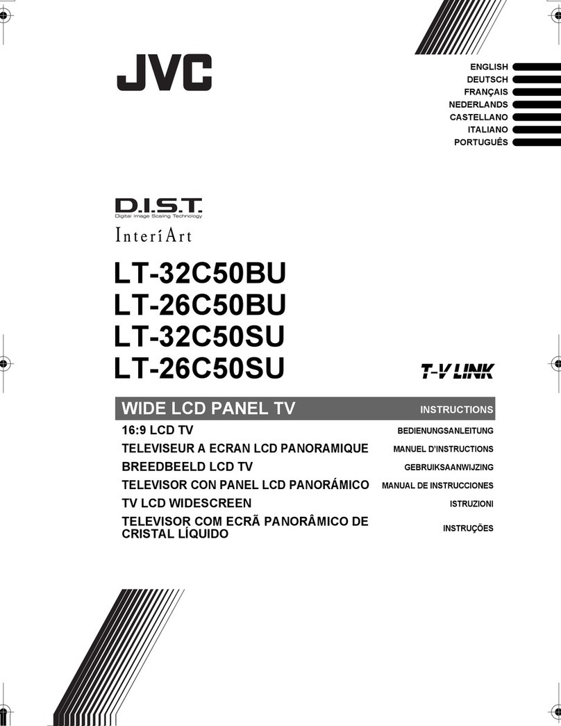 JVC LT-26C50BU User manual