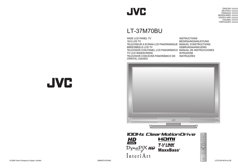 JVC LT-37M70BU User manual