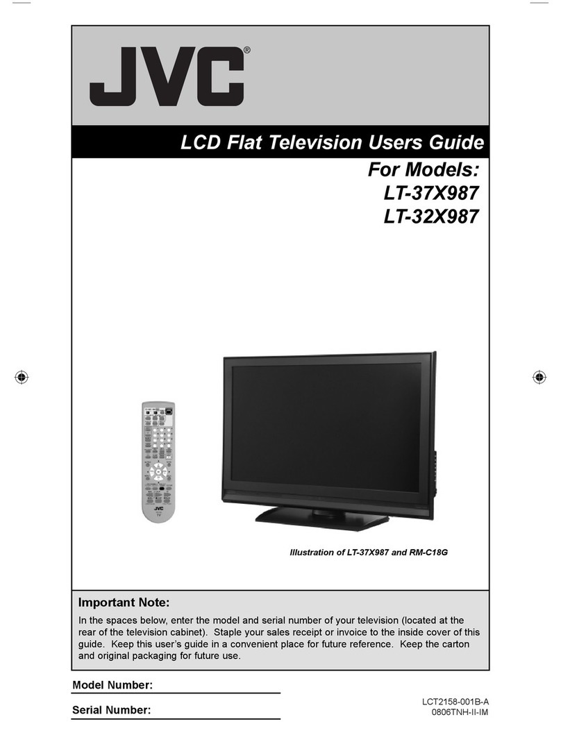 JVC LT-32X987 User manual