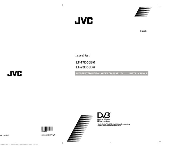 JVC InteriArt LT-17D50BK User manual