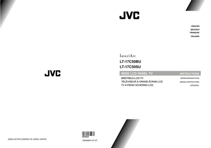 JVC InteriArt LT-17C50SU Mounting instructions