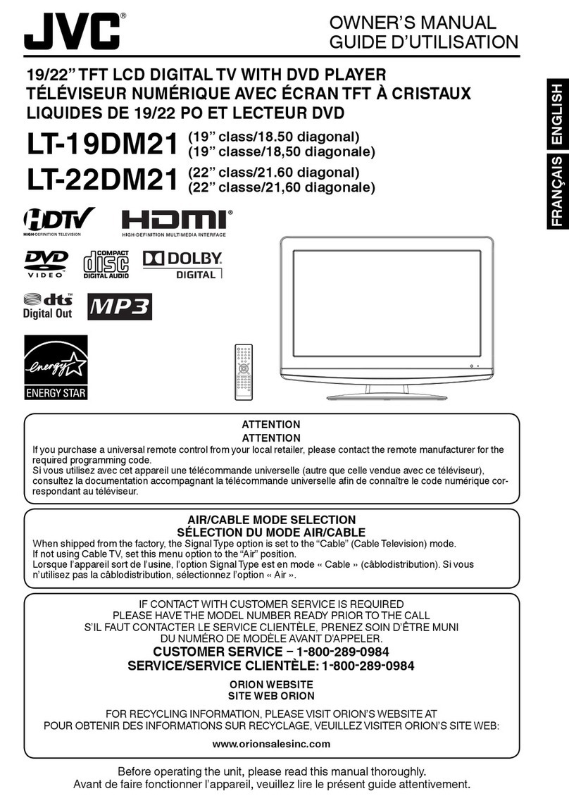 JVC LT-19DM21 User manual