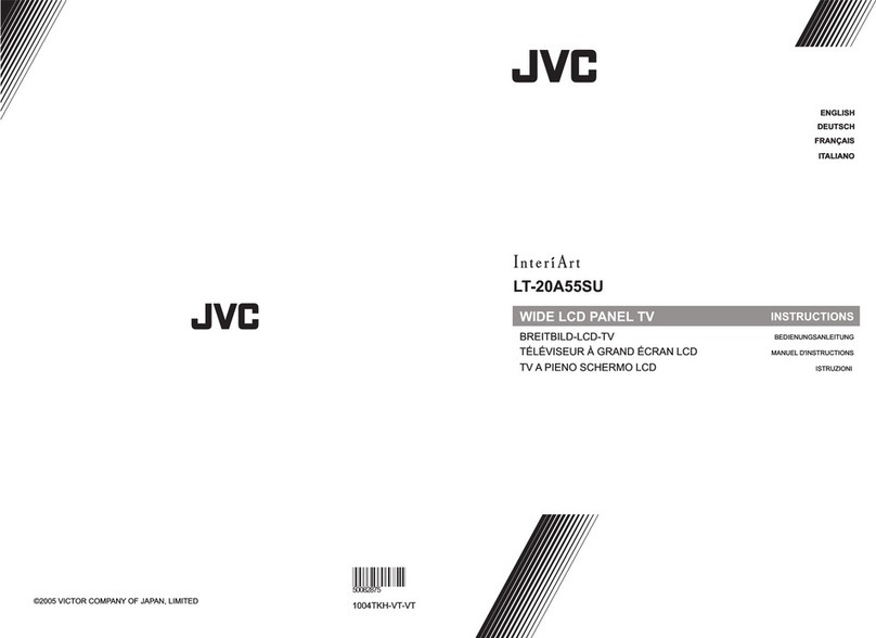 JVC LT-20A55SU Mounting instructions
