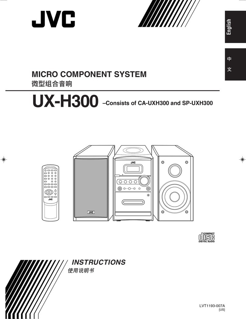 JVC UX-H300 User manual
