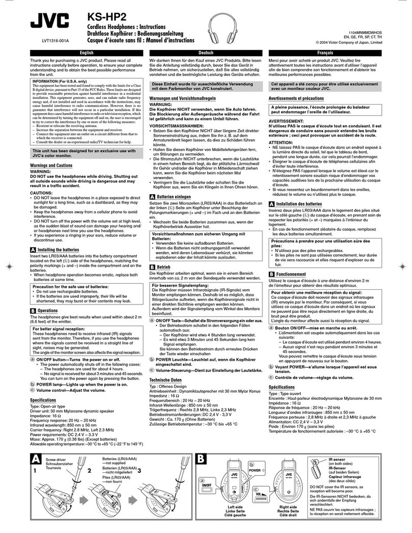 JVC KS-HP2 User manual