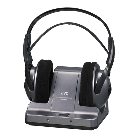 JVC HAW600RF - Headphones - Binaural User manual