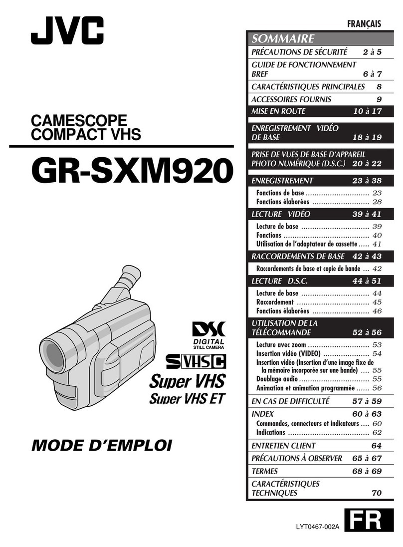 JVC GR-SXM920 Assembly instructions JVC GR-SXM920 Assembly instructions