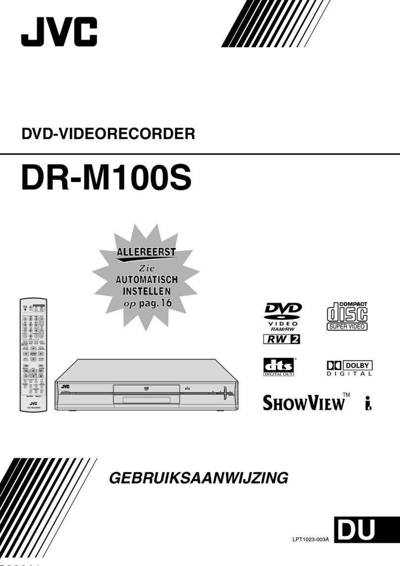 JVC DR-M100S user manual