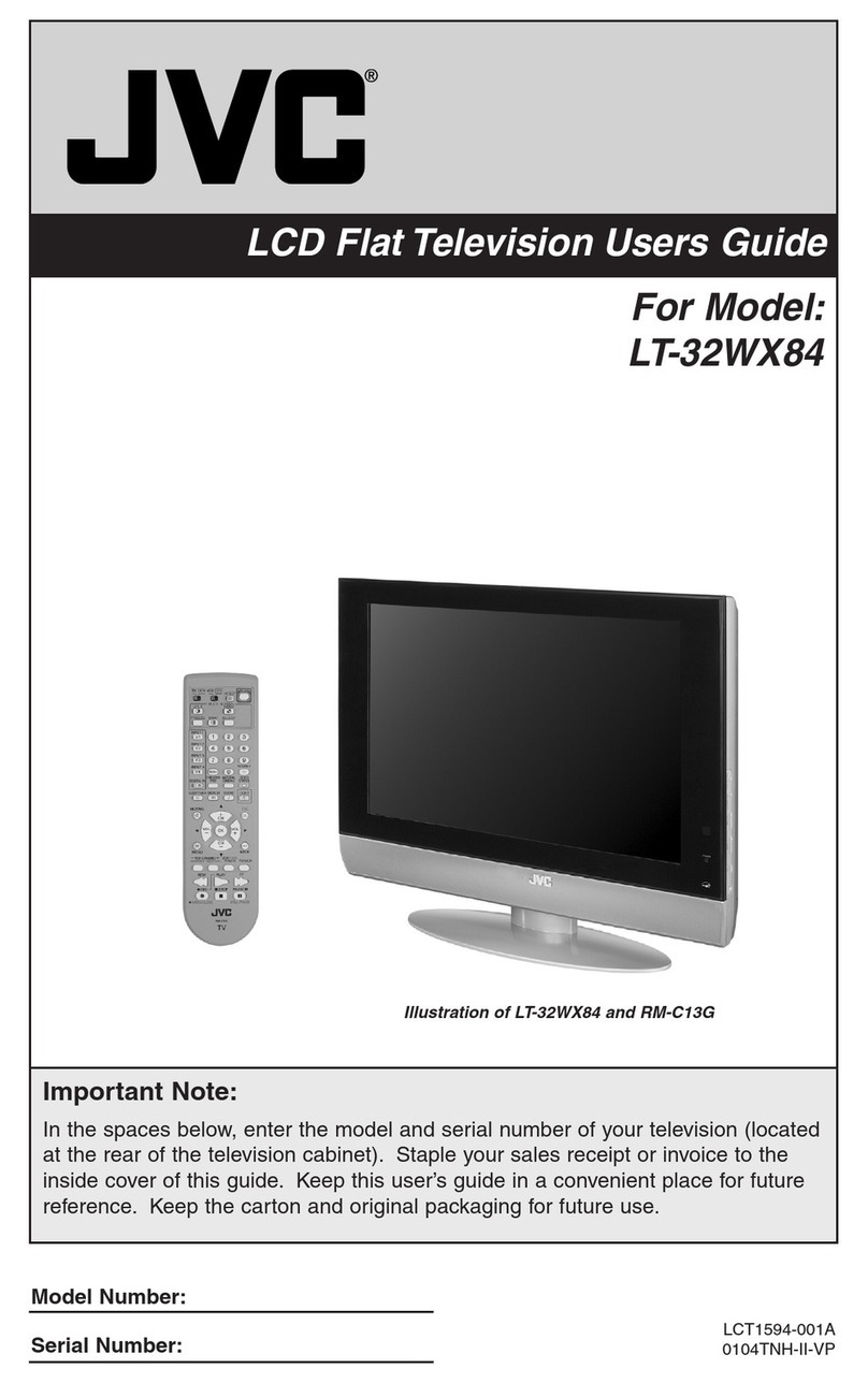 JVC LT-WX84 User manual JVC LT-WX84 User manual