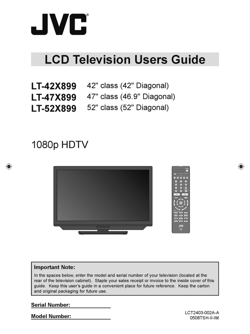 JVC LT-52X899 User manual