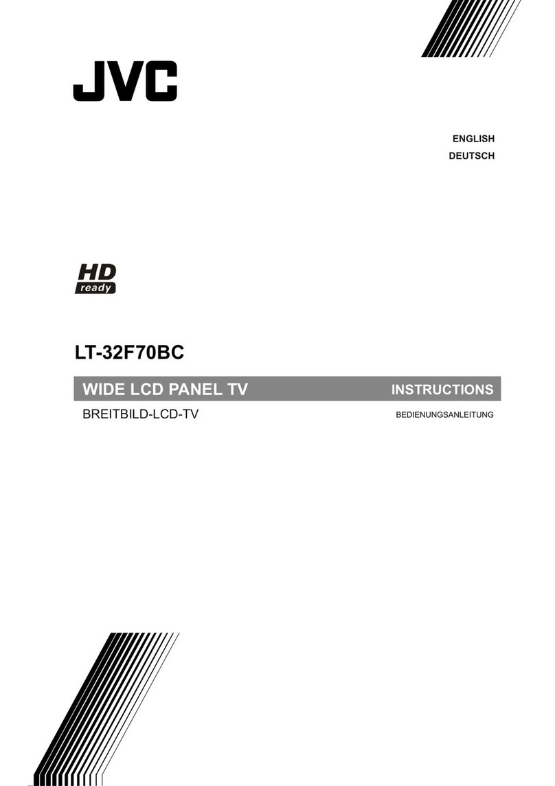 JVC Wide LCD Panel TV LT-32F70BC Quick start guide