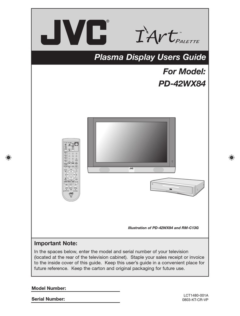 JVC PD-42WX84 User manual