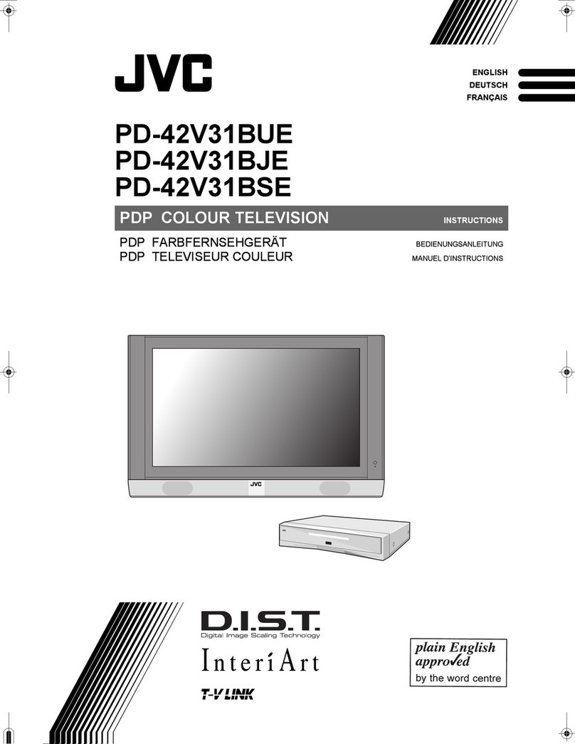 JVC PD-42V31BUE, PD-42V31BJE, PD-4 User manual