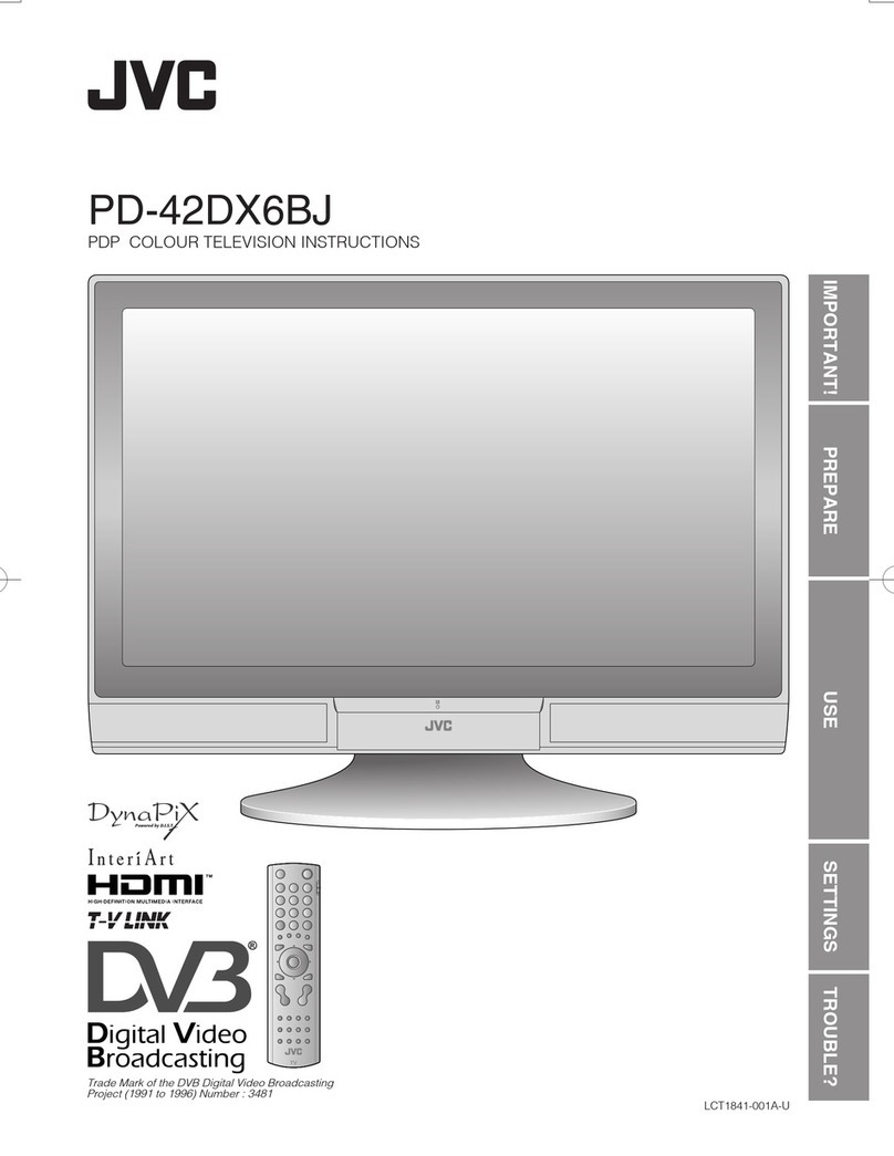 JVC PD-42DX6BJ User manual