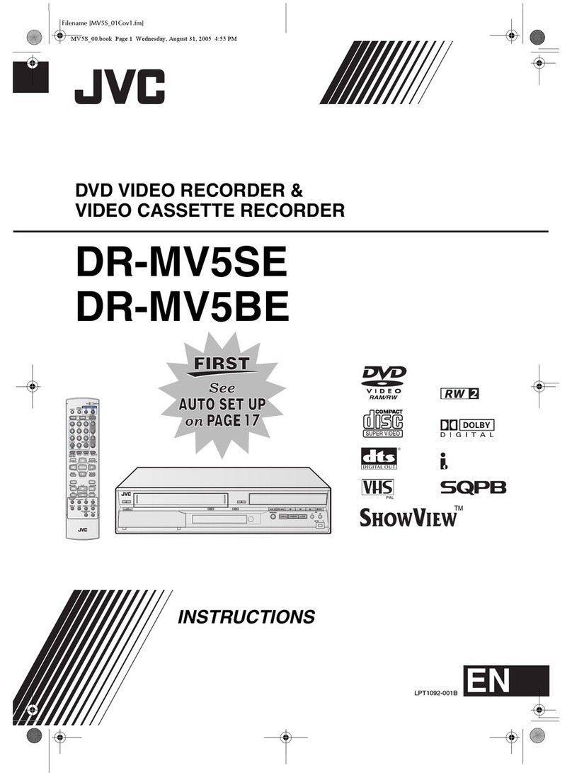 JVC DR-MV5BE User manual
