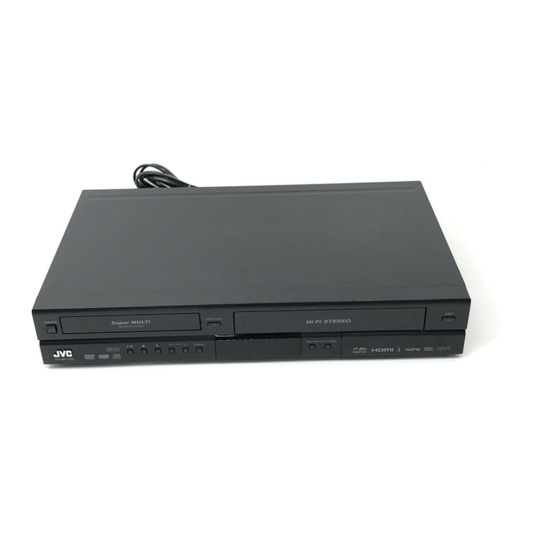 JVC DRMV100B - DVDr/ VCR Combo User manual
