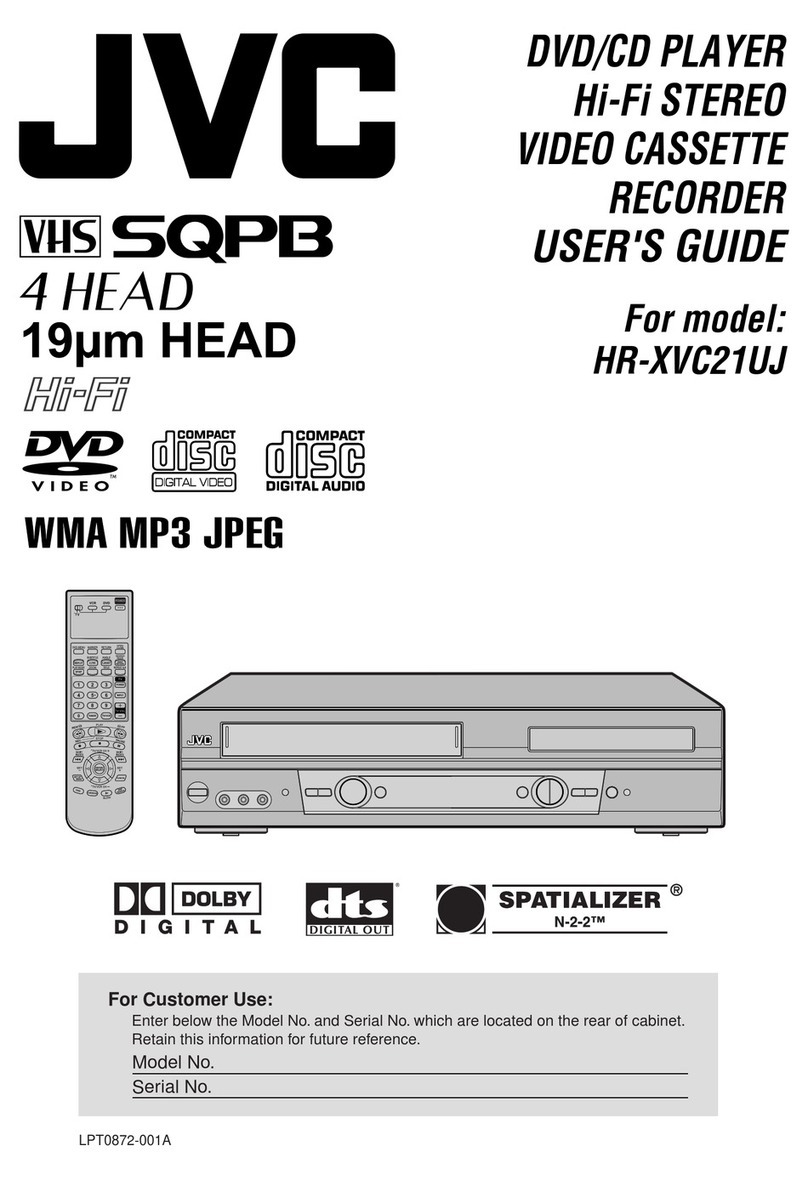 JVC HR-XVC21UJ User manual