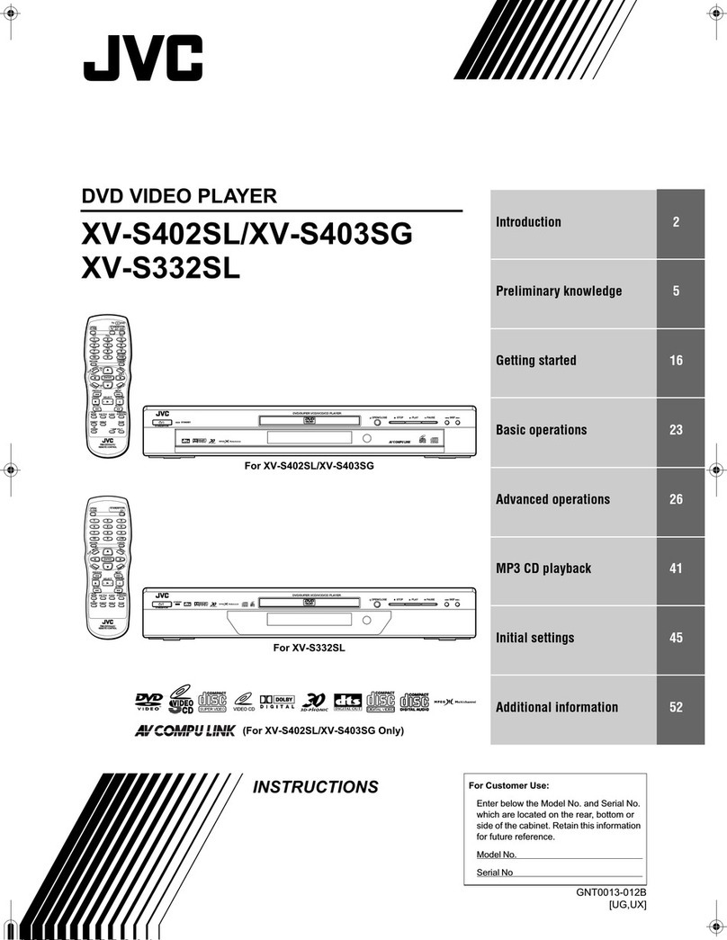 JVC XV-S403SG User manual