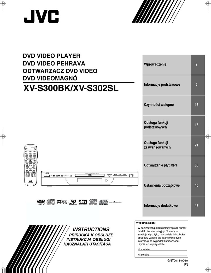 JVC XV-S302SL PŘiruČka k obsluze
