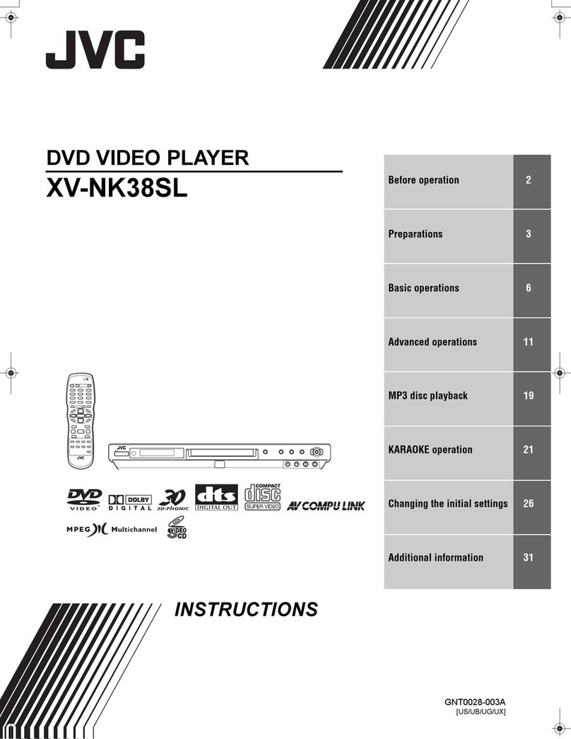 JVC XV-NK38SL User manual