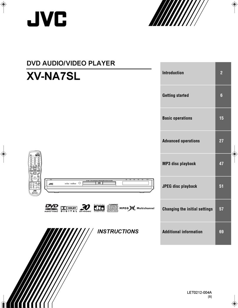JVC XV-NA7SL User manual