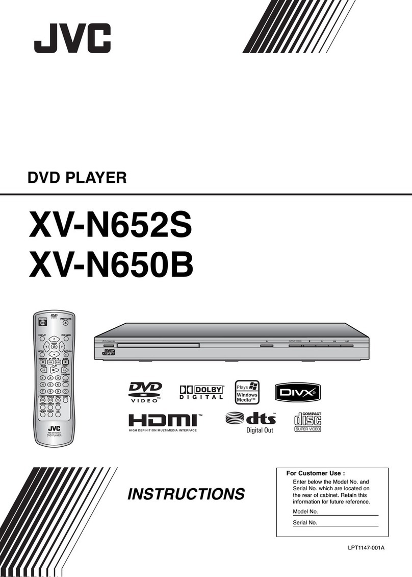 JVC XV-N650B User manual