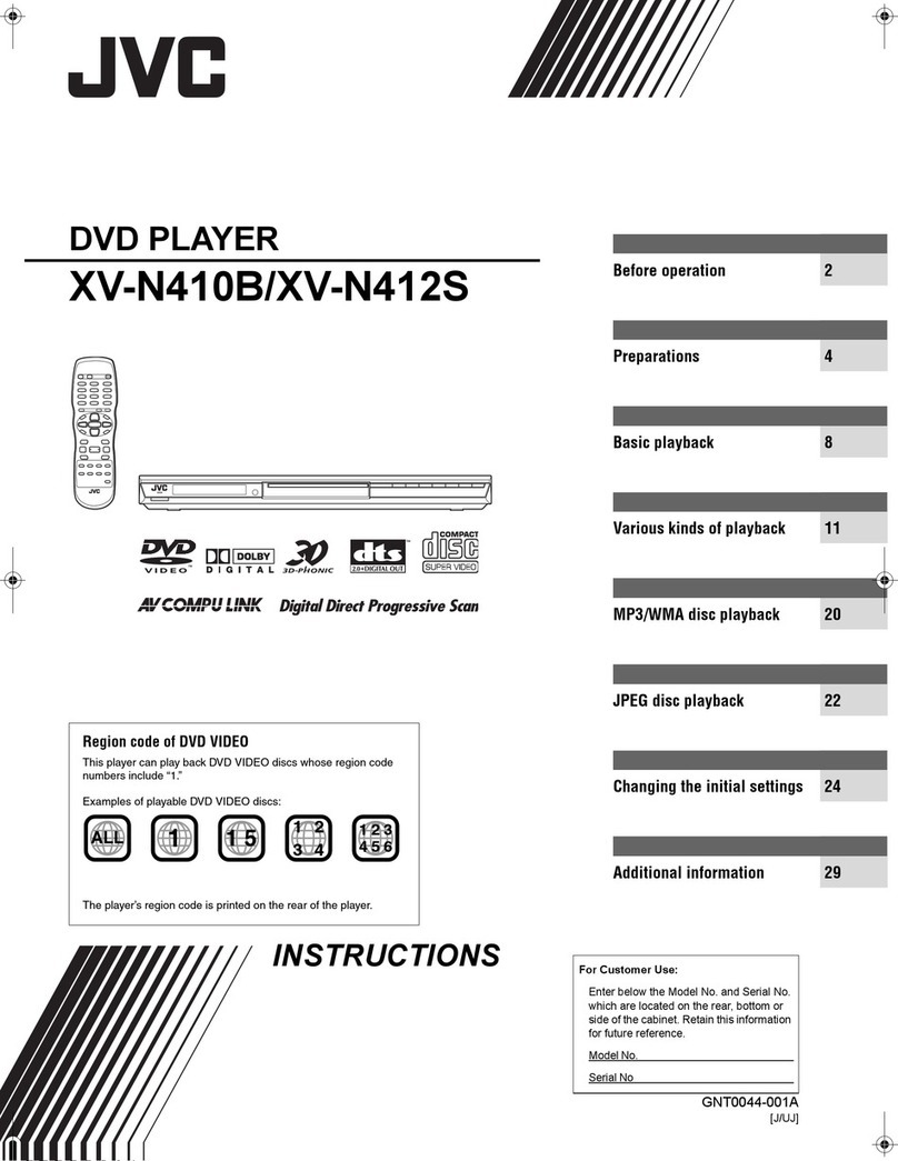 JVC XV-N410B User manual