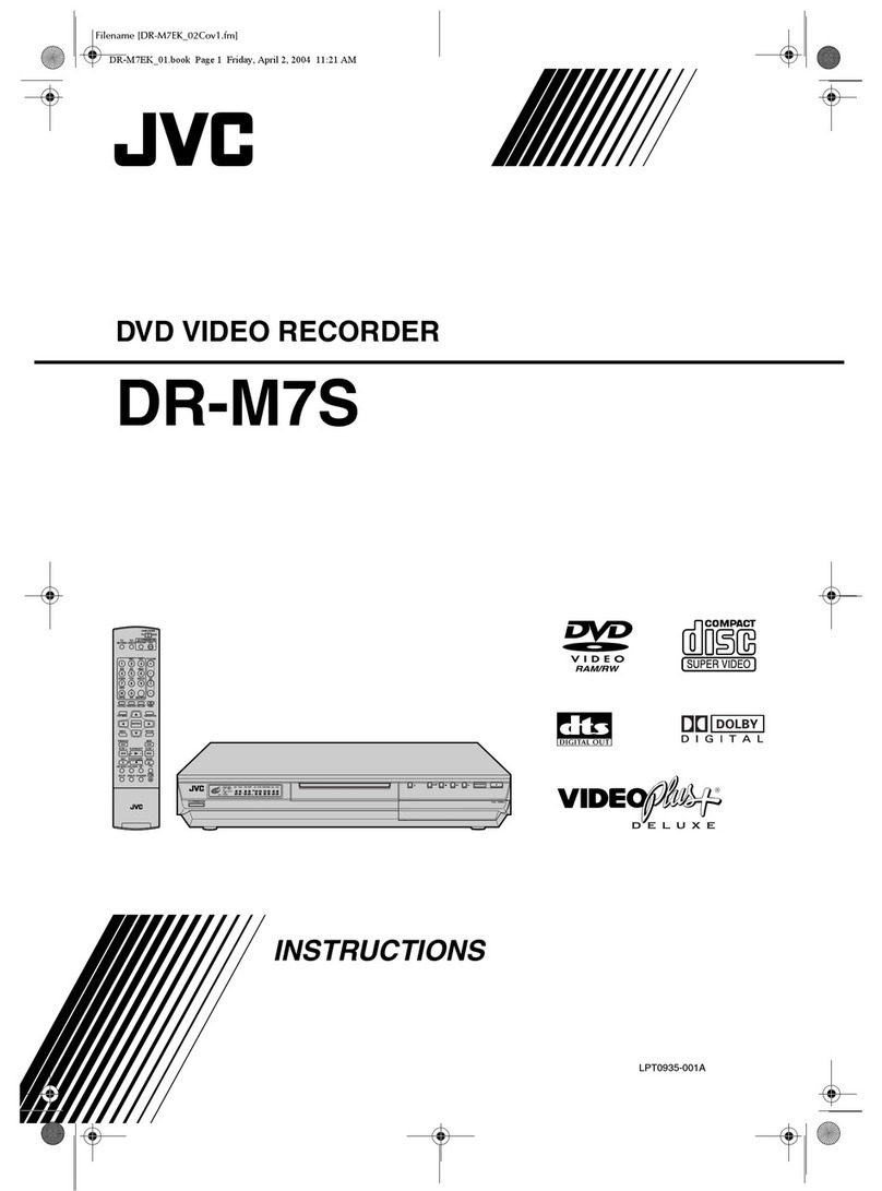 JVC DR-M7S User manual