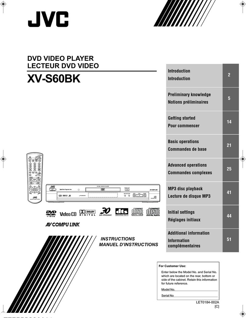 JVC XV-S60 User manual