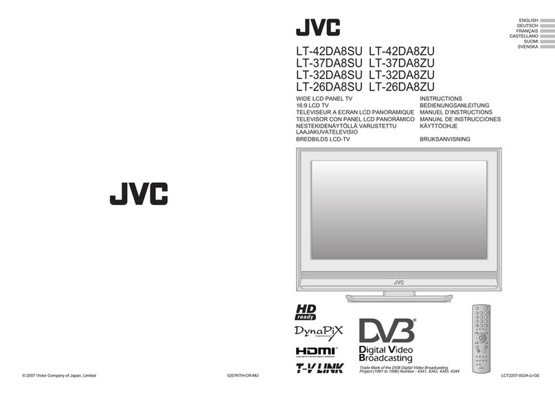 JVC DynaPix LT-26DA8SU User manual