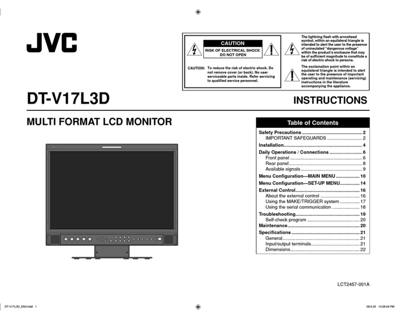 JVC DT-V17L3D User manual