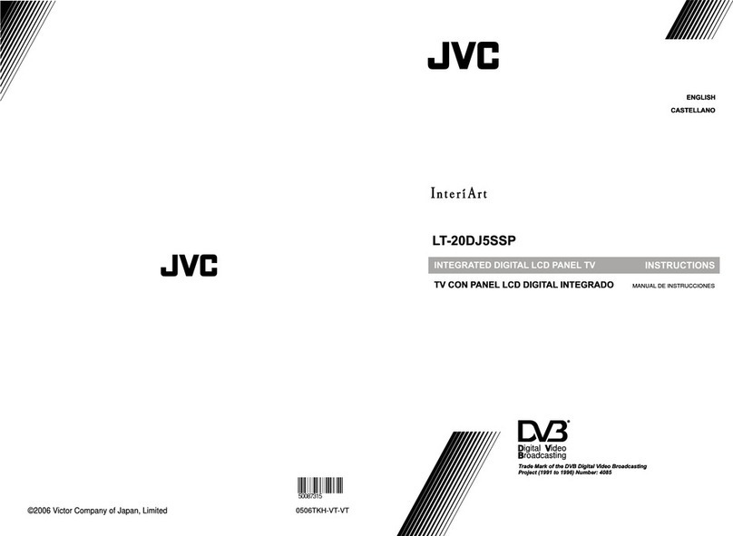 JVC Integrated Digital LCD Panel TV LT-20DJ5SSP User manual