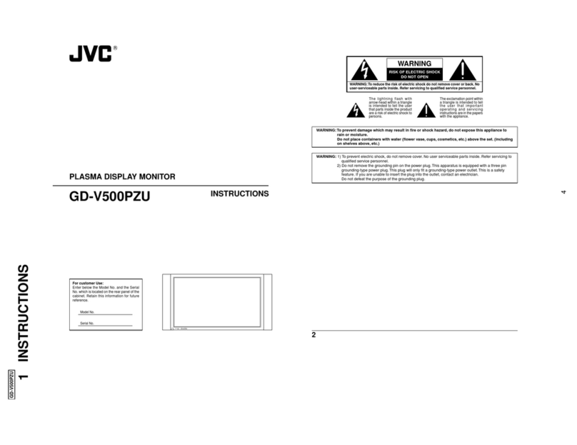 JVC GD V500PZU User manual JVC GD V500PZU User manual