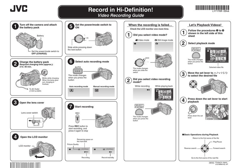 JVC Video Recording owner's manual